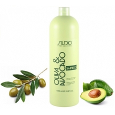 Купить продукцию Шампунь увлажняющий для волос с маслами авокадо и оливы, Studio Professional, 1000 мл в интернет-магазине Kapous-Center.ru 