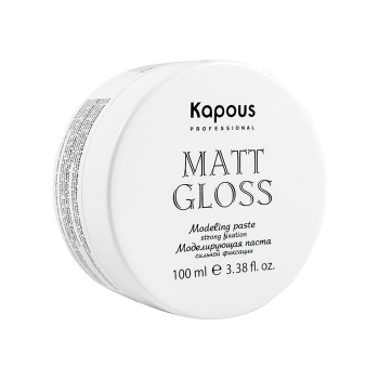 Купить продукцию Моделирующая паста для волос сильной фиксации Kapous "Matt Gloss", 100 мл. в интернет-магазине Kapous-Center.ru 