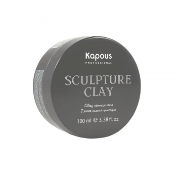 Купить продукцию Глина для укладки волос нормальной фиксации "Sculpture Clay" серии "Styling" Kapous, 100 мл в интернет-магазине Kapous-Center.ru 