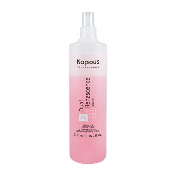 Купить продукцию Сыворотка уход для окрашенных волос Kapous "Dual Renascence" 2 phase, 500мл в интернет-магазине Kapous-Center.ru 